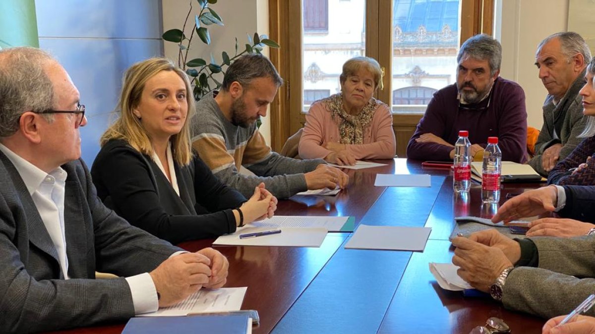 Imagen de la reunión mantenida.