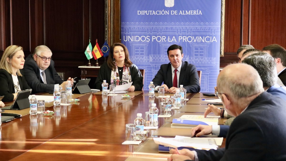 Visita a la Diputación Provincial de Almería.