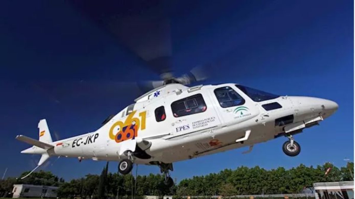 El menor fue desplazado en helicóptero hasta Antequera.