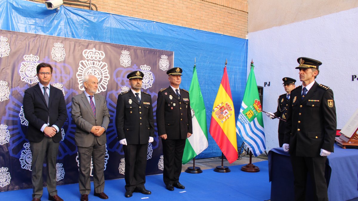 Acto de toma de posesión del nuevo comisario jefe de El Ejido.
