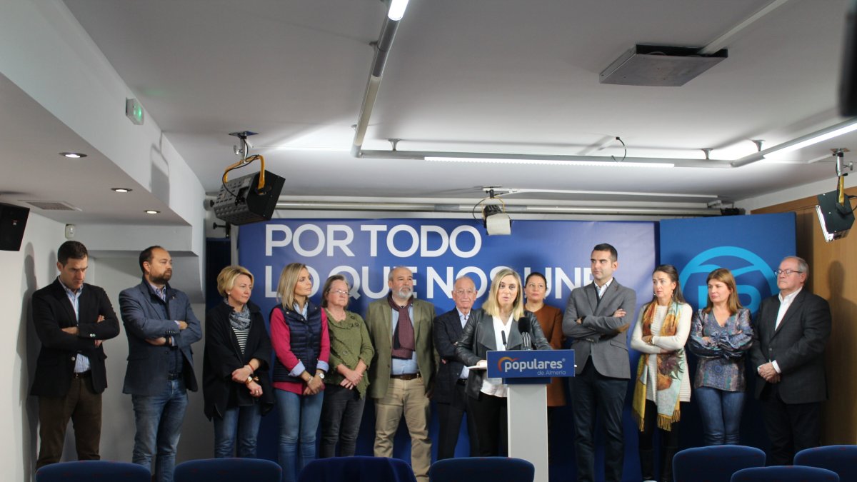 La consejera, durante su intervención.