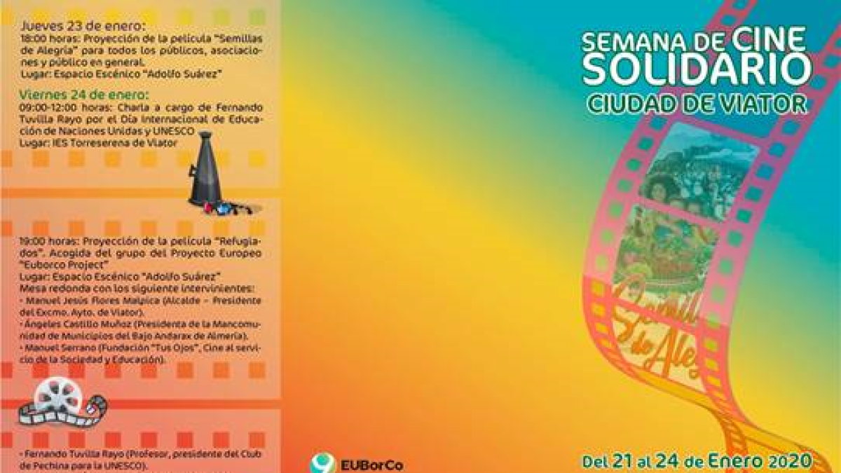 Cartel de la Semana de Cine Solidario.