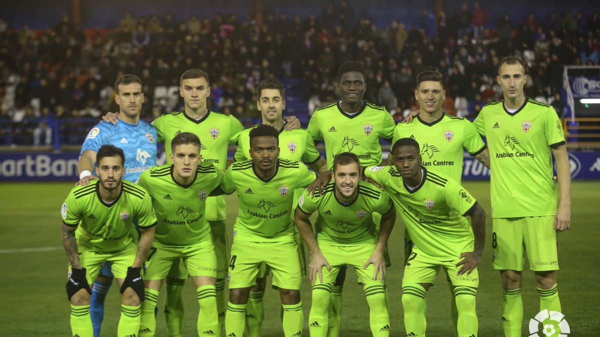 El once del Almería.