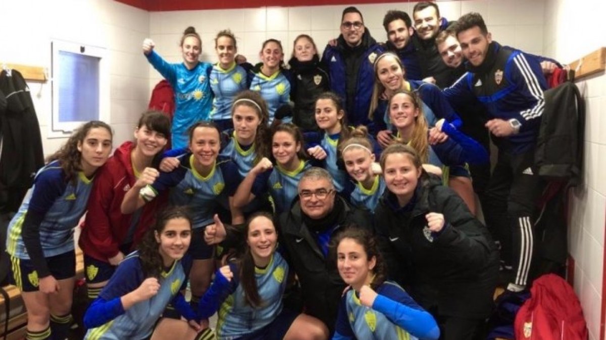 El Almería Femenino, en forma.