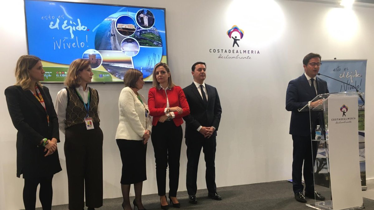 El alcalde de El Ejido, Francisco Góngora, en Fitur.