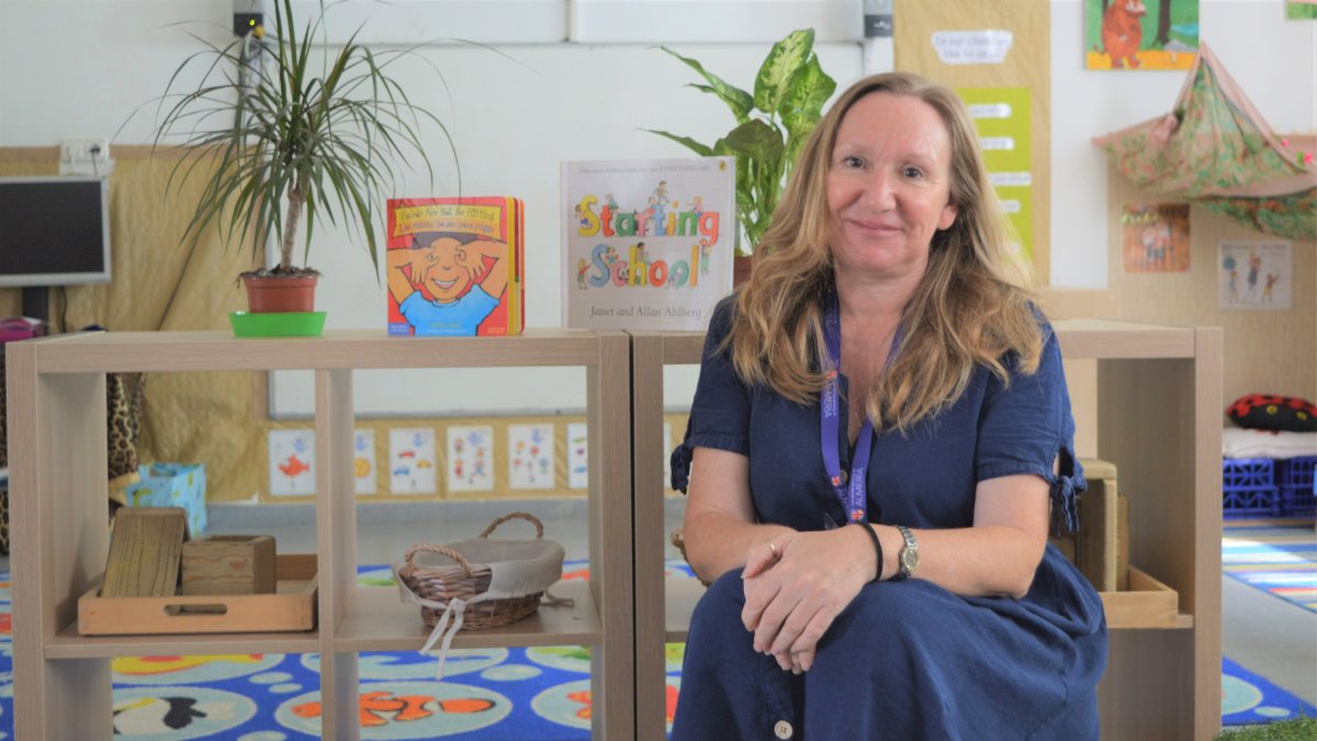 Miss Jane, profesora y coordinadora de \'Foundation Stage\'.