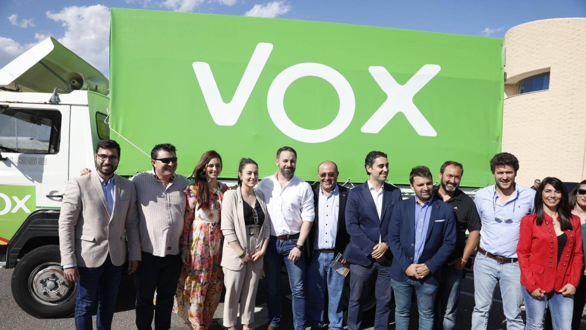 Visita de Santiago Abascal al municipio de El Ejido en las elecciones locales de 2019.