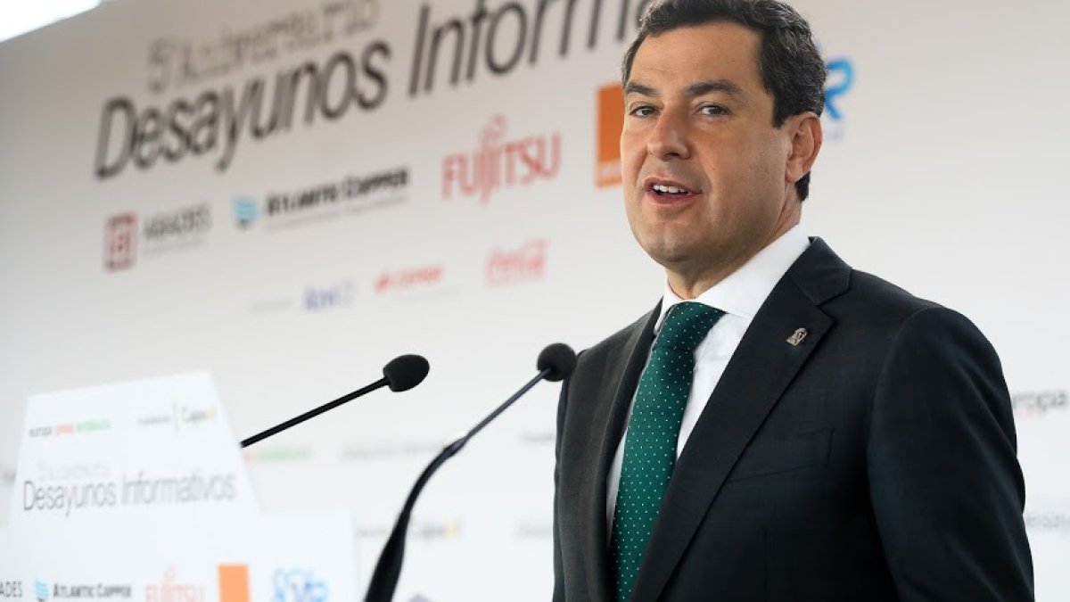 Juanma Moreno en una imagen de archivo.