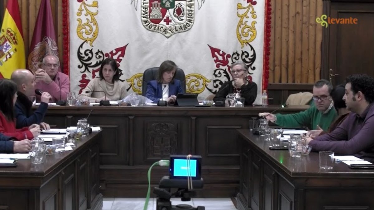 Pleno celebrado en Huércal-Overa el pasado 27 de enero.