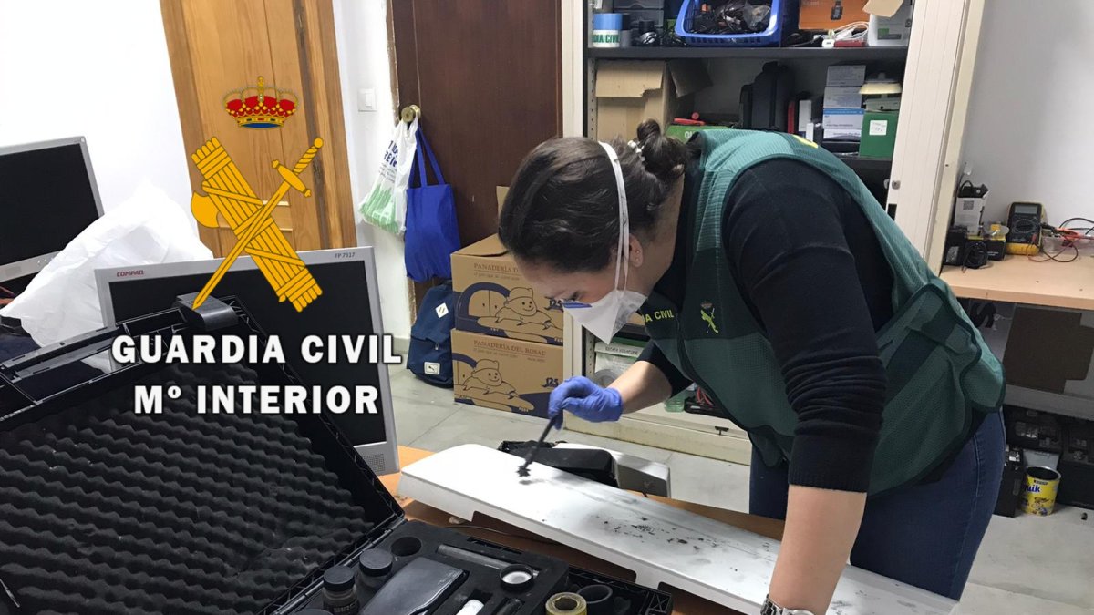 Imagen de la operación facilitada por la Guardia Civil.