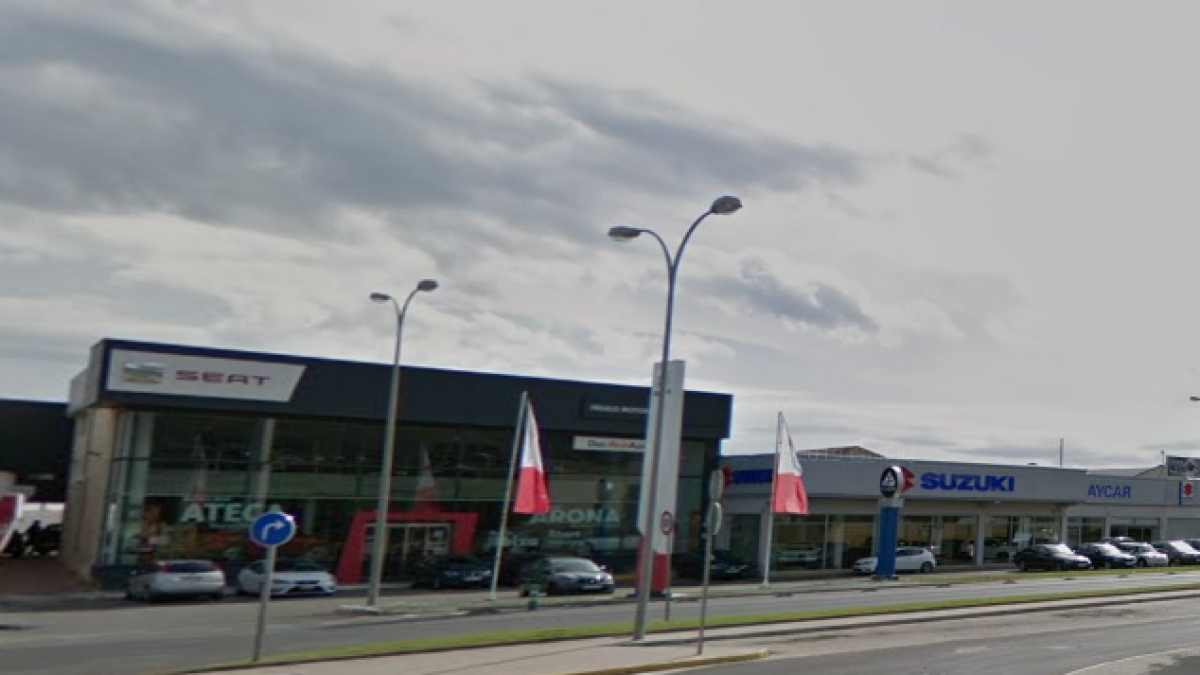 Uno de los puntos de La Avenida El Treinta en El Ejido.