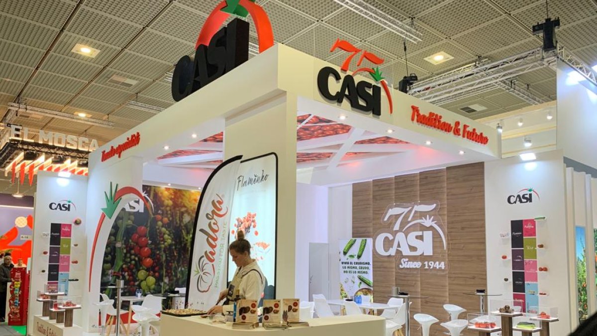 Stand de CASI en Fruit Logística 2020.