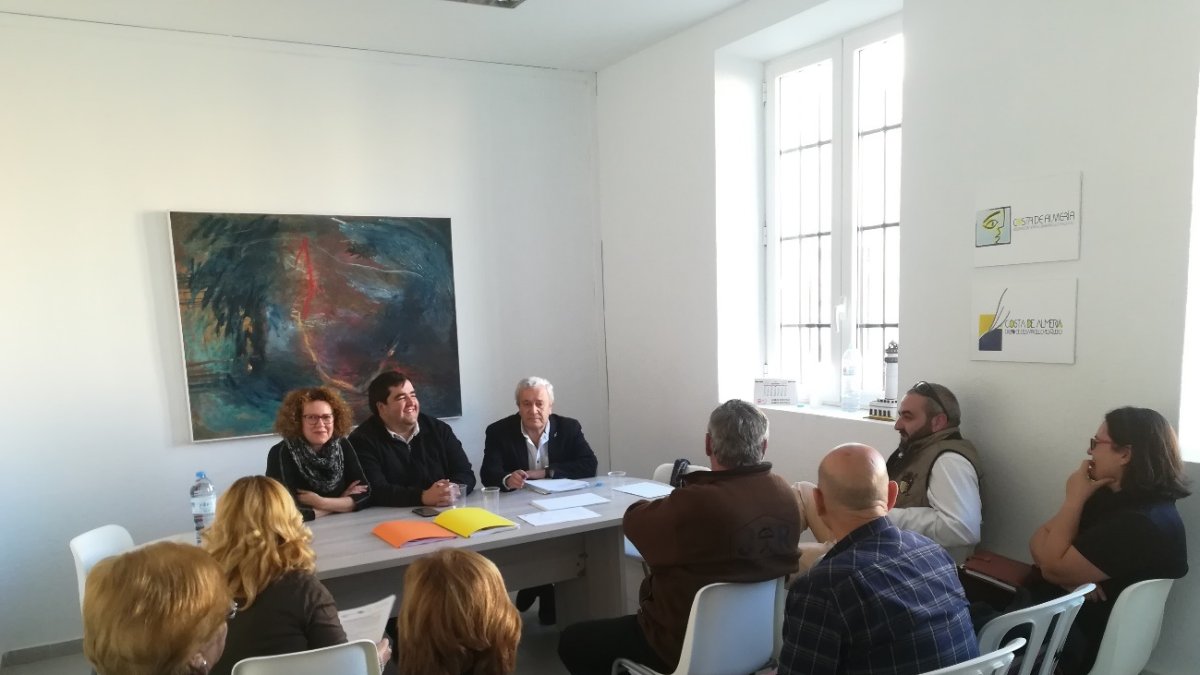 Asamblea celebrada del organismo comarcal en el municipio de Garrucha este martes.