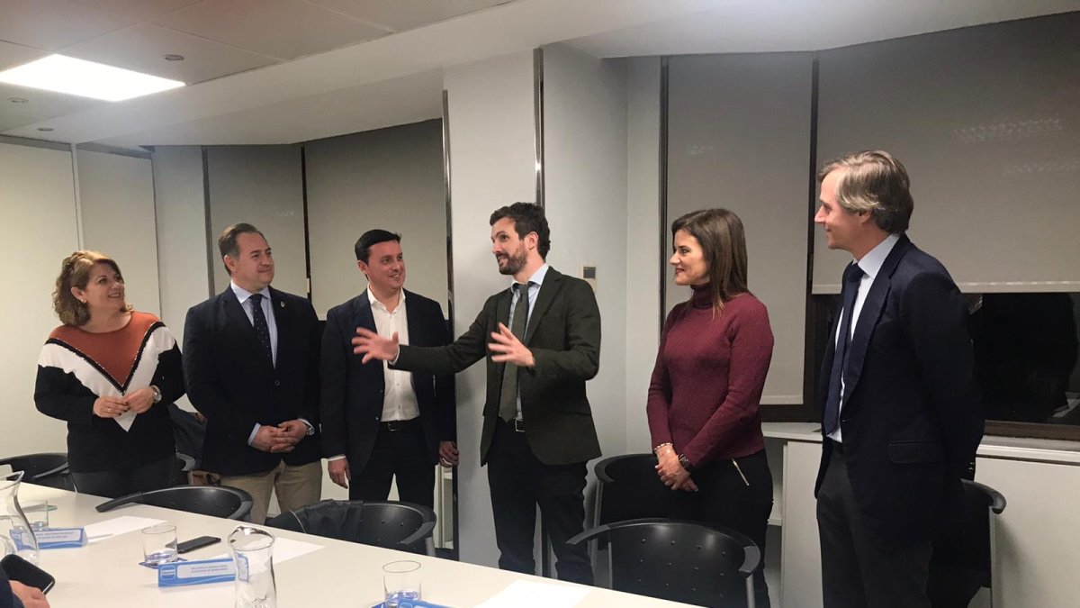 Un momento del encuentro en Madrid.