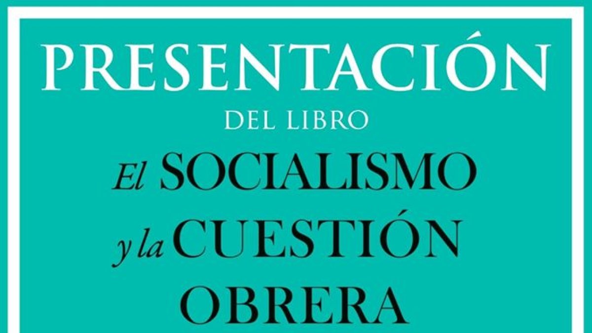 Cartel de la presentación del libro de Martínez y Quirosa.