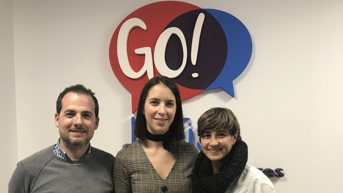 Go! British School, Marian Orozco, Silvia Vergara y Antonio Álvarez