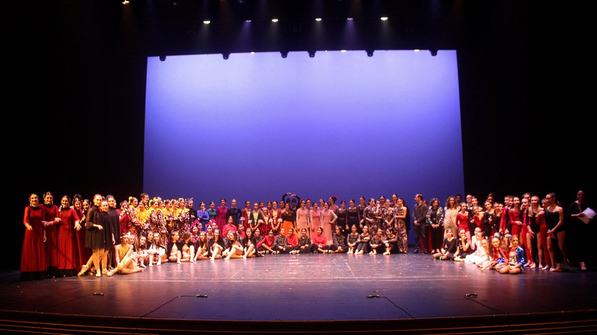 Alumnos participantes en el XX Concurso de Coreografias.