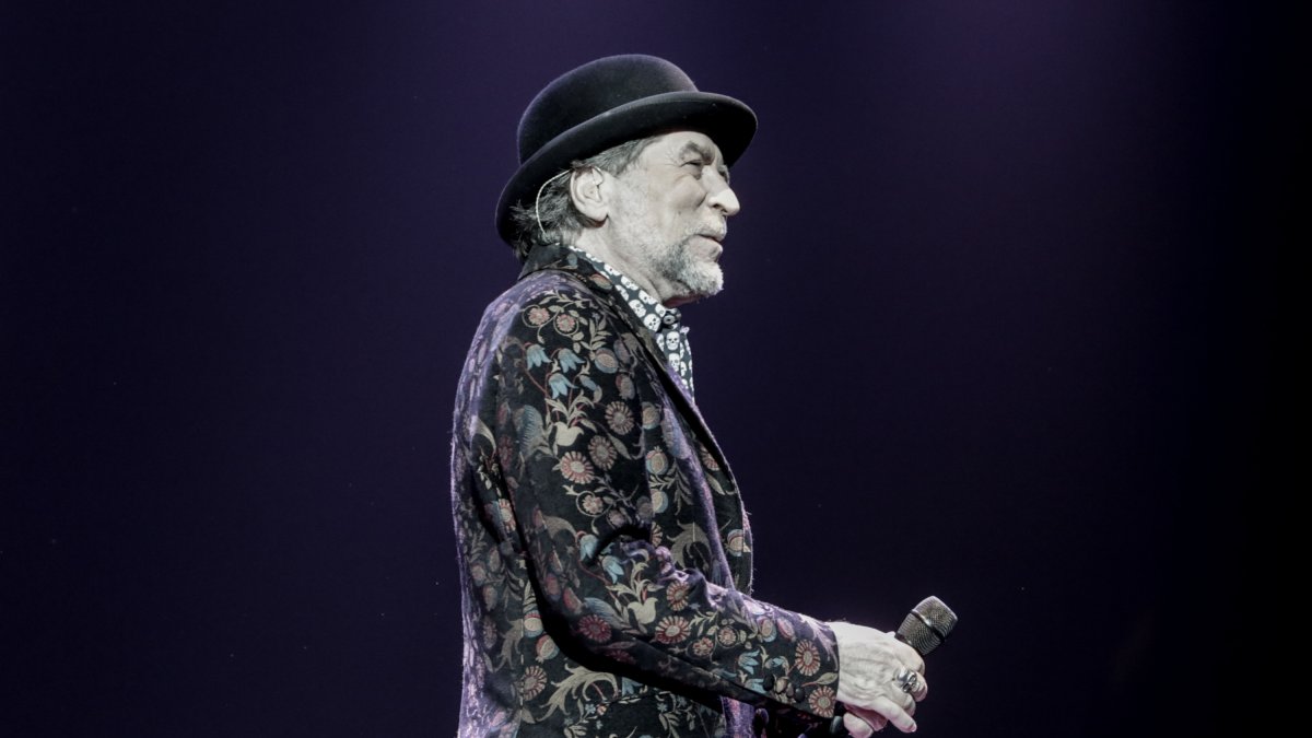 Joaquín Sabina, durante el concierto ofrecido en Madrid en enero.
