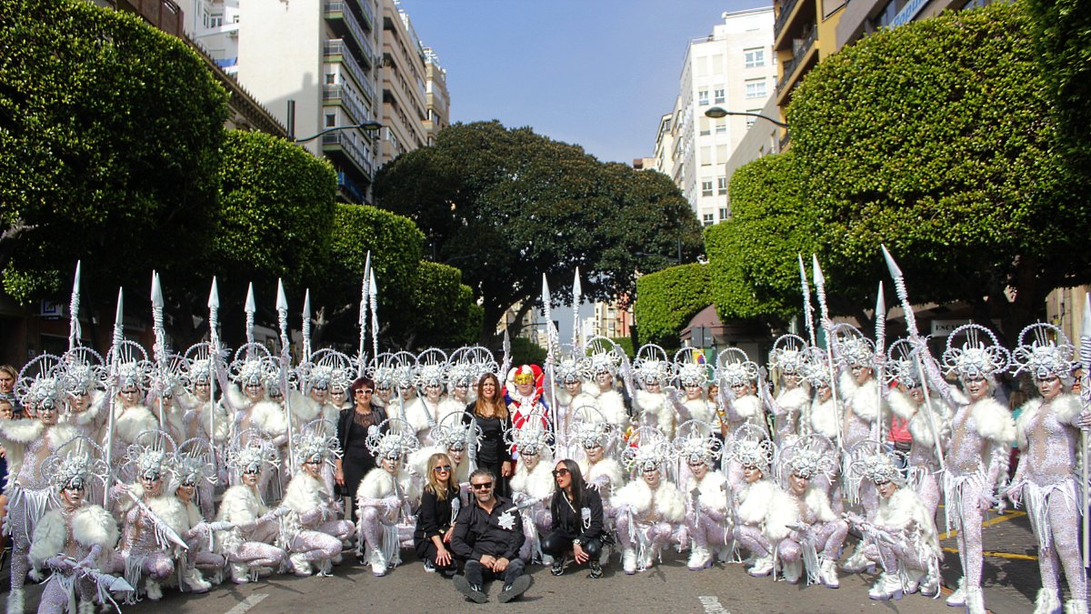 Las integrantes del grupo de baile Riá Pitá de Pulpí y Huércal Overa.