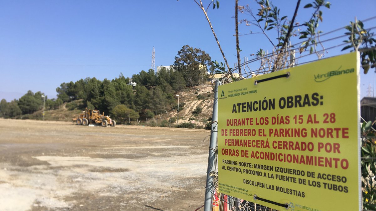 Aparcamiento norte del Hospital Universitario Torrecárdenas