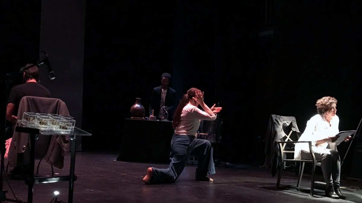 Danza, teatro y música fusionados en el escenario.