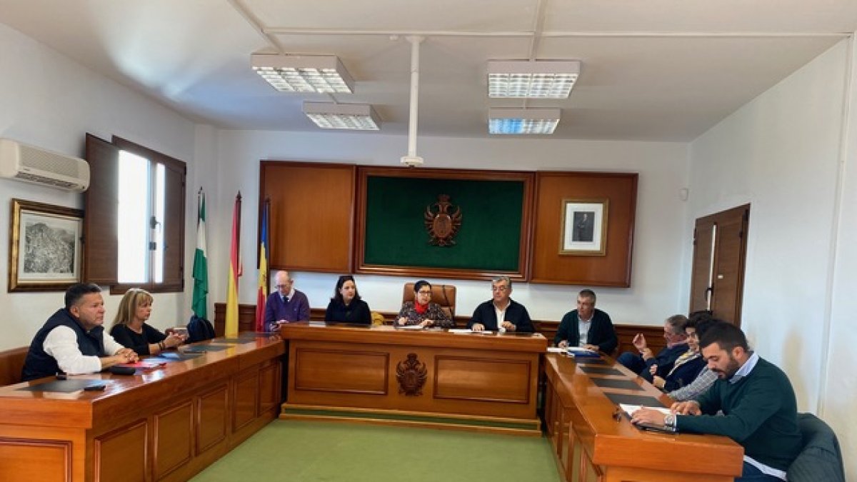 Pleno celebrado recientemente en Mojácar.