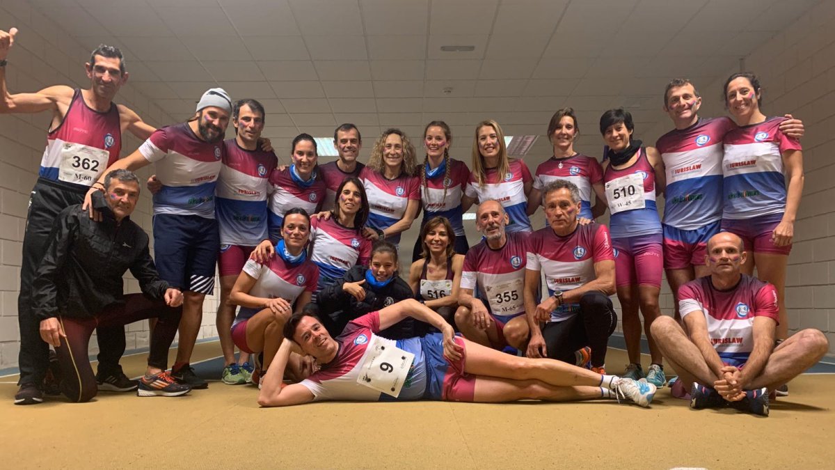 Foto de familia después de una gran prueba.