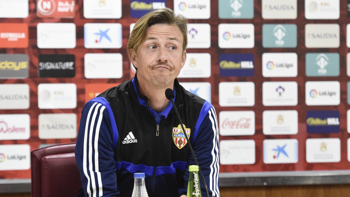 Guti en sala de prensa después del empate.