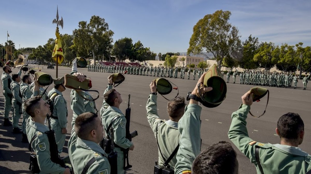 Uno de los actos celebrados en la base de Viator.