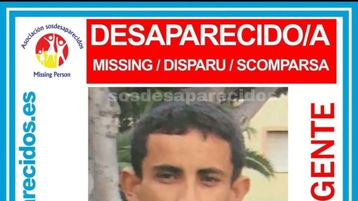 Cartel distribuido con la imagen de Juan Andrés.