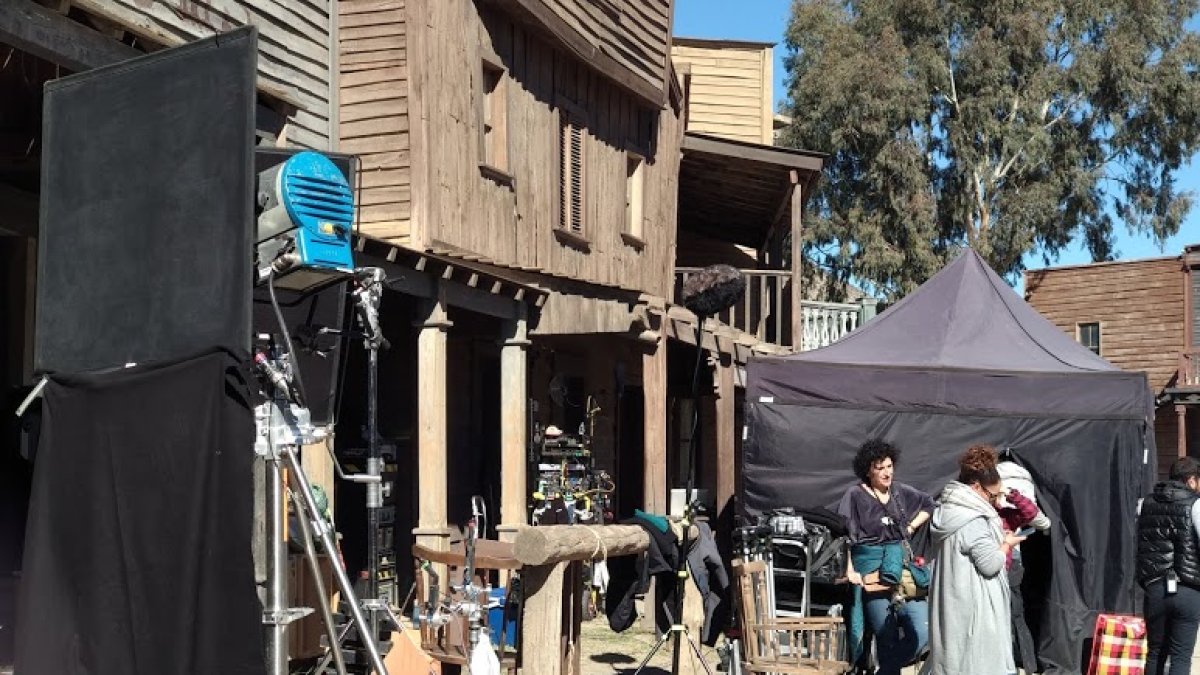 Rodaje de \'Josephine\' en Tabernas.