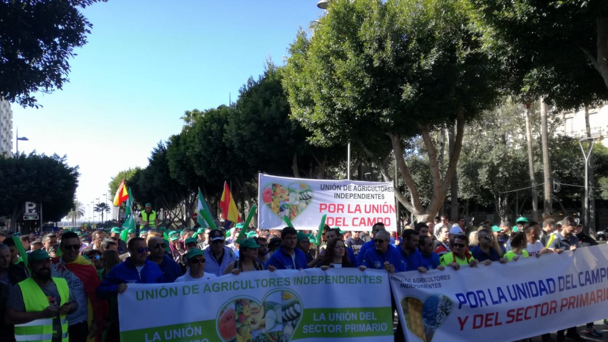 Nueva manifestación del campo almeriense.