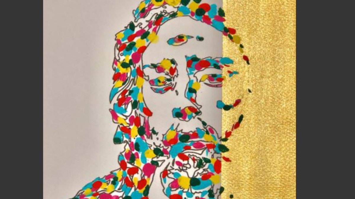 Fragmento de la portada, obra de Juan Andrés Cabezas