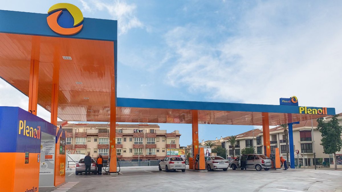 Una estación de servicio de Plenoil.
