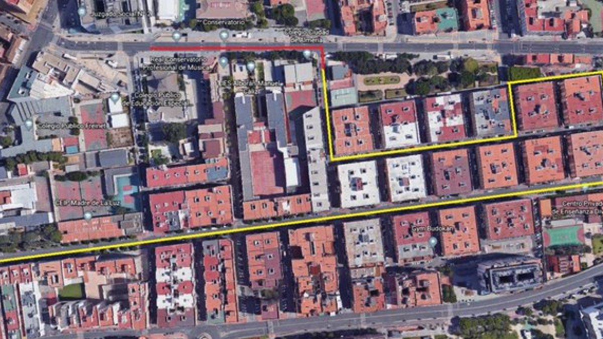 Recorrido que harán las bandas en el pasacalles previo a la bendición del Señor de la Vida.