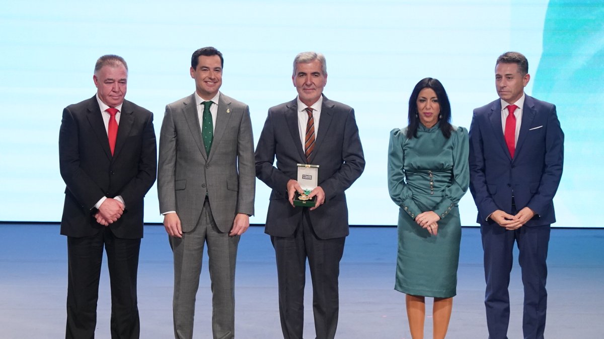 Entrega de la Medalla de Andalucía a Verdita.