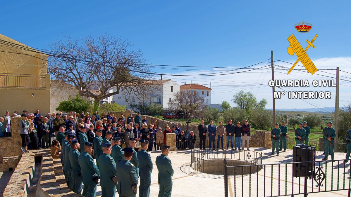 Imagen del acto de homenaje.