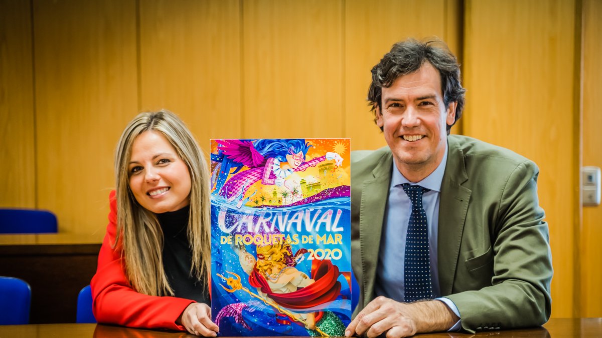 Juanjo Salvador presentando el Carnaval 2020.