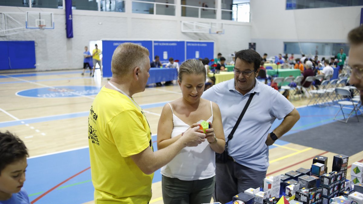 María Luisa cruz participando en una actividad del Programa de Juventud.