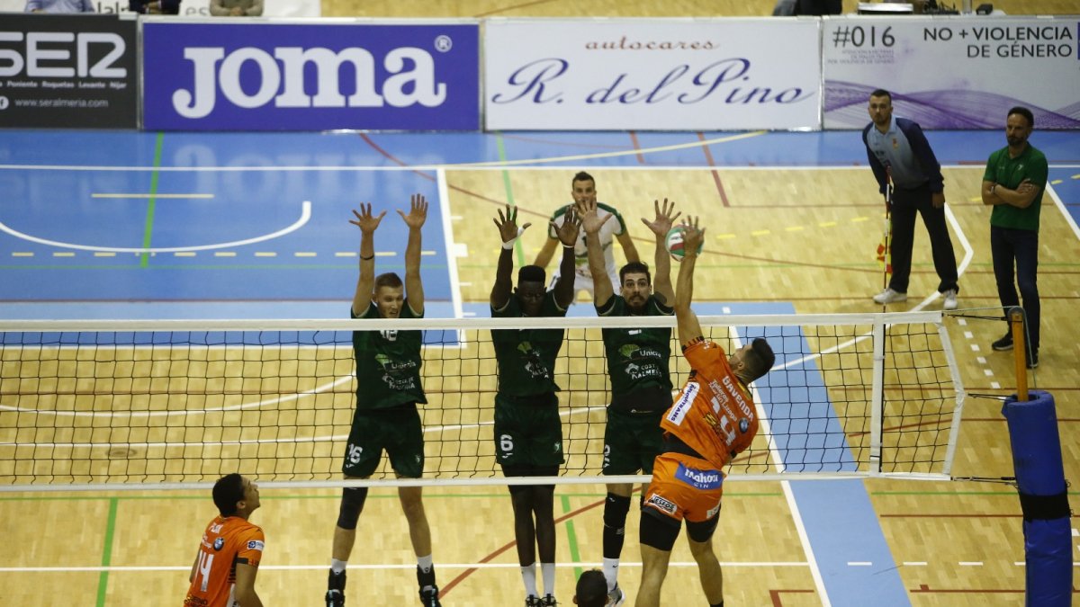 Un partidazo de voleibol.