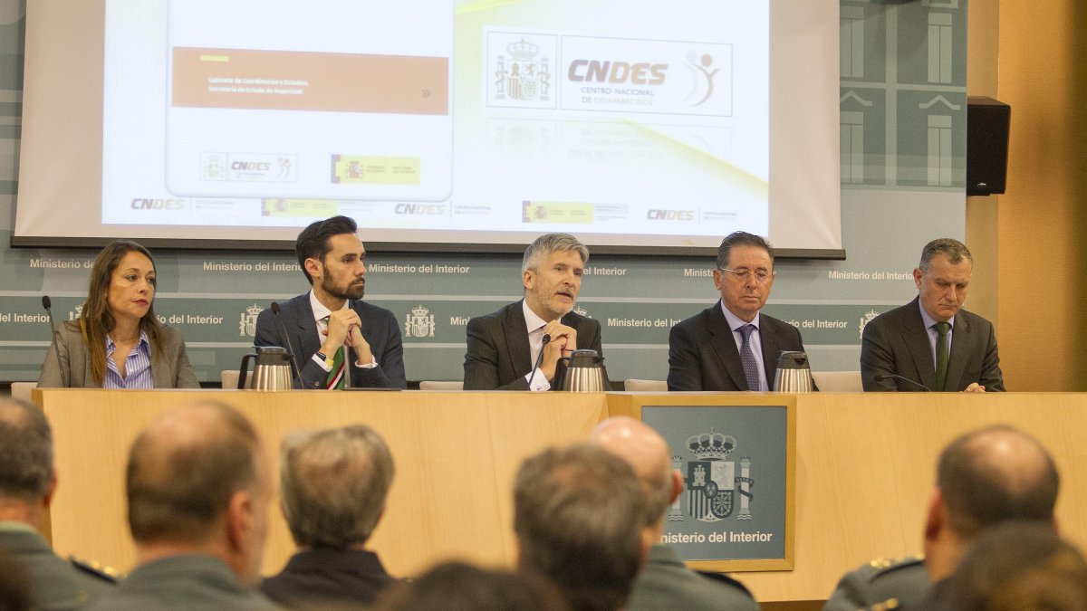 El ministro Fernando Grande-Marlaska presenta el balance