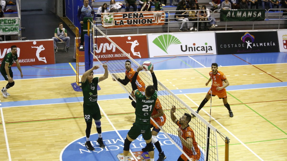 Pei Hung-Hang en el partido Unicaja-CV Teruel.