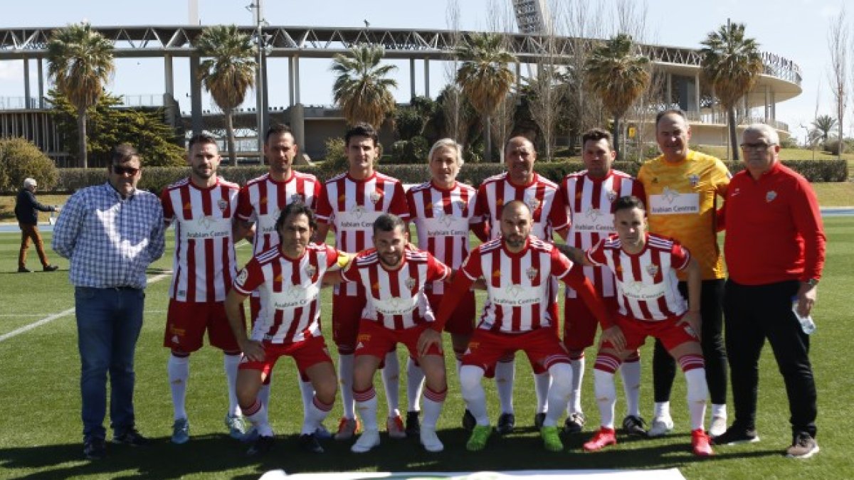 Los veteranos del Almería.