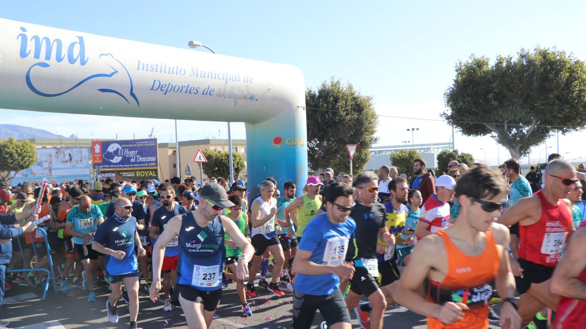 Salida de la media maratón.