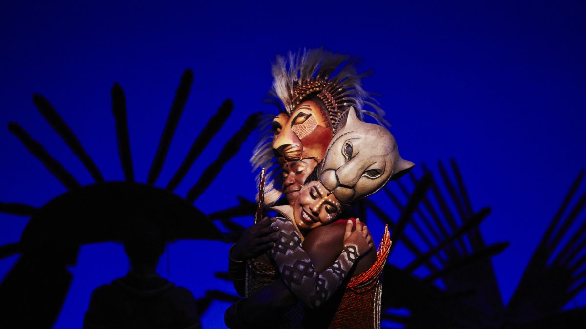Una imagen del musical El Rey León.