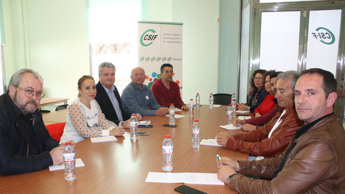 Reunión entre el sindicato y el delegado de Salud.