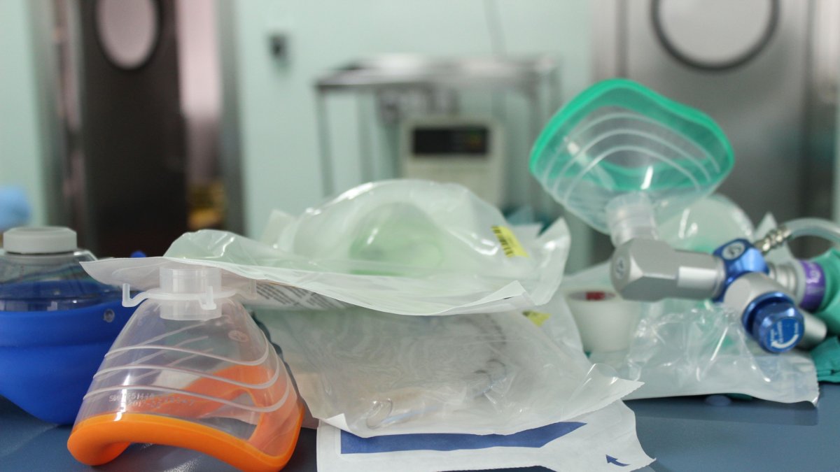 Material sanitario para prevenir el coronavirus.