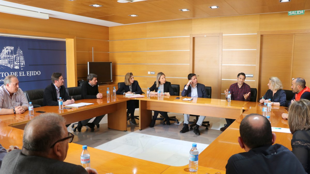 Reunión de coordinación en el Ayuntamiento de El Ejido.