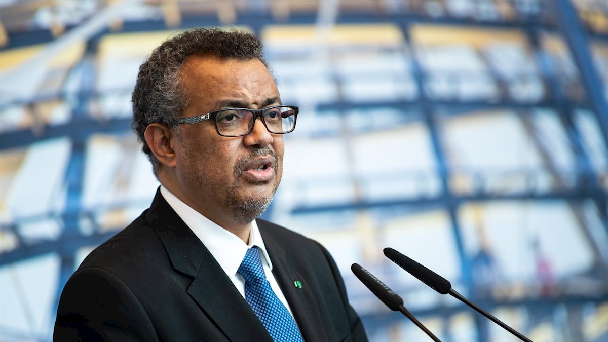 El director general de la Organización Mundial de la Salud (OMS), Tedros Adhanom Ghebreyesus.