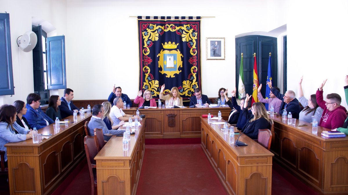 Votación de los presupuestos de este año, en el Pleno de este lunes.